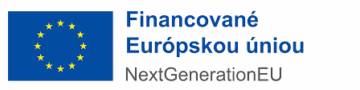 Financované Európskou Únio Next Generation